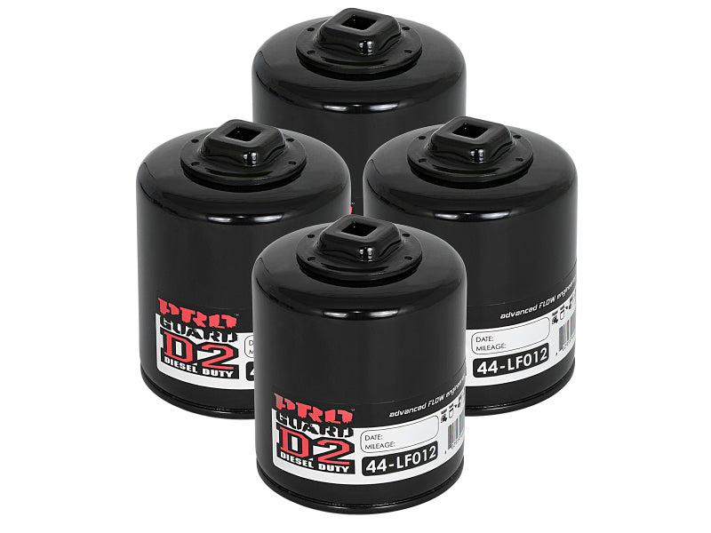 aFe Pro GUARD D2 Oil Filter 07-14 GM Trucks V8 4.8L/5.3L/6.0L/6.2L (4 Pack) Oil Filters aFe