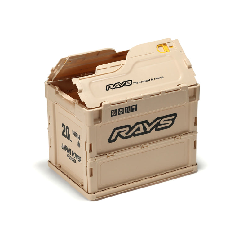 Rays Folding Container Box 23S 20L - Ivory Headwear Rays
