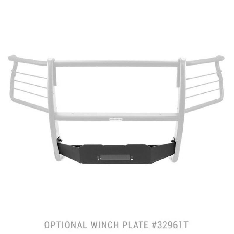 Go Rhino 18-20 Ford F-150 3100 Series StepGuard Center Grille + Brush Guard - Tex. Blk Grille Guards Go Rhino
