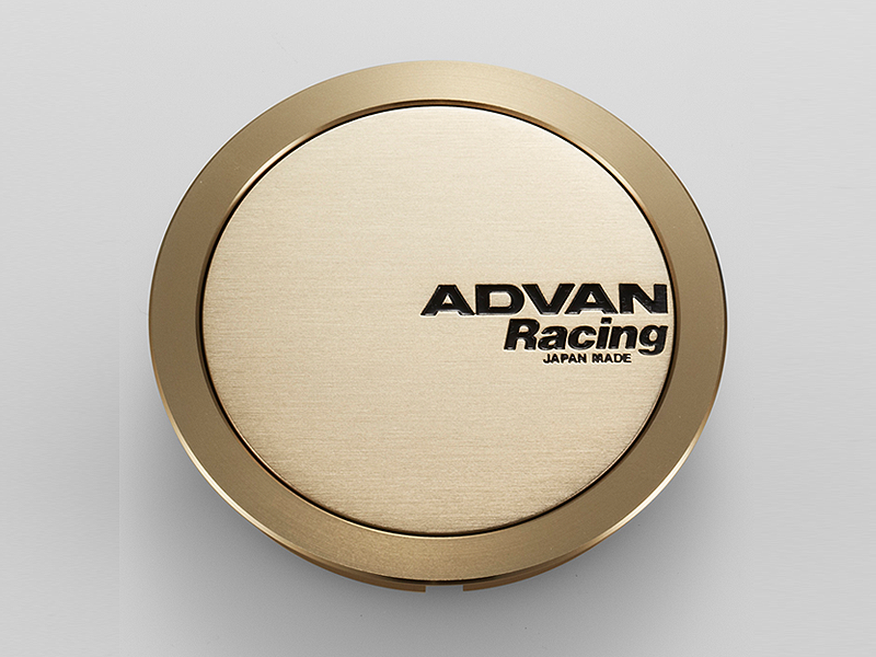 Advan 63mm Full Flat Center Cap - Bronze Alumite Wheel Center Caps Advan