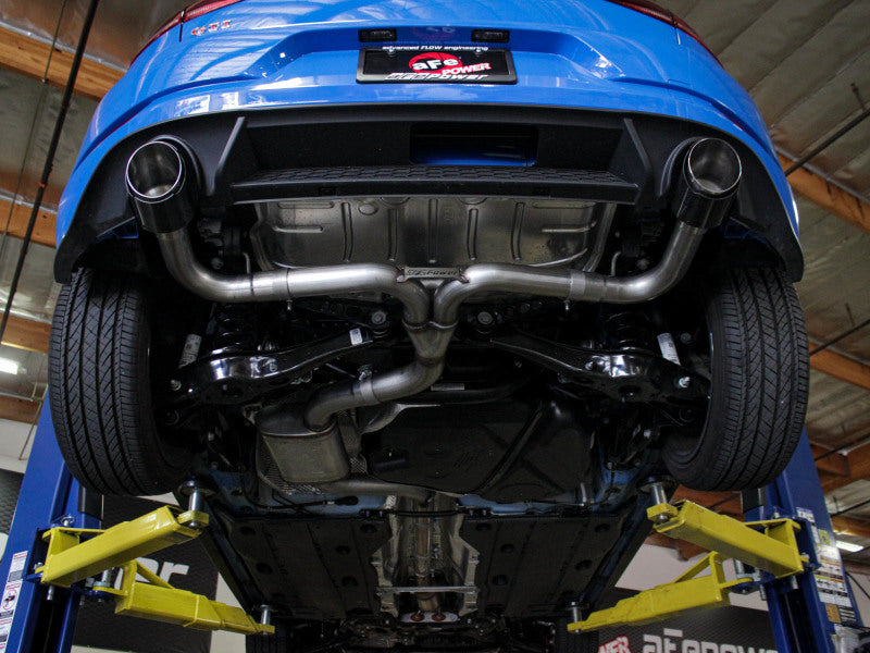 aFe MACHForce XP 3in-2.5in SS Exhaust Cat-Back 18-19 Volkswagen GTI (MK7.5) L4-2.0L (t) - Black Catback aFe