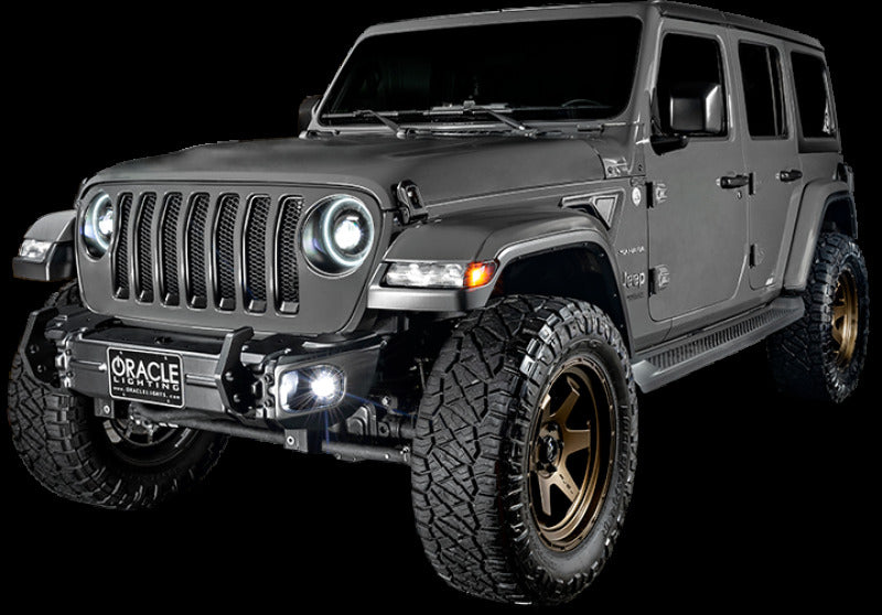 Oracle Jeep Wrangler JK/JL/JT High Performance W LED Fog Lights - w/o Controller Fog Lights ORACLE Lighting