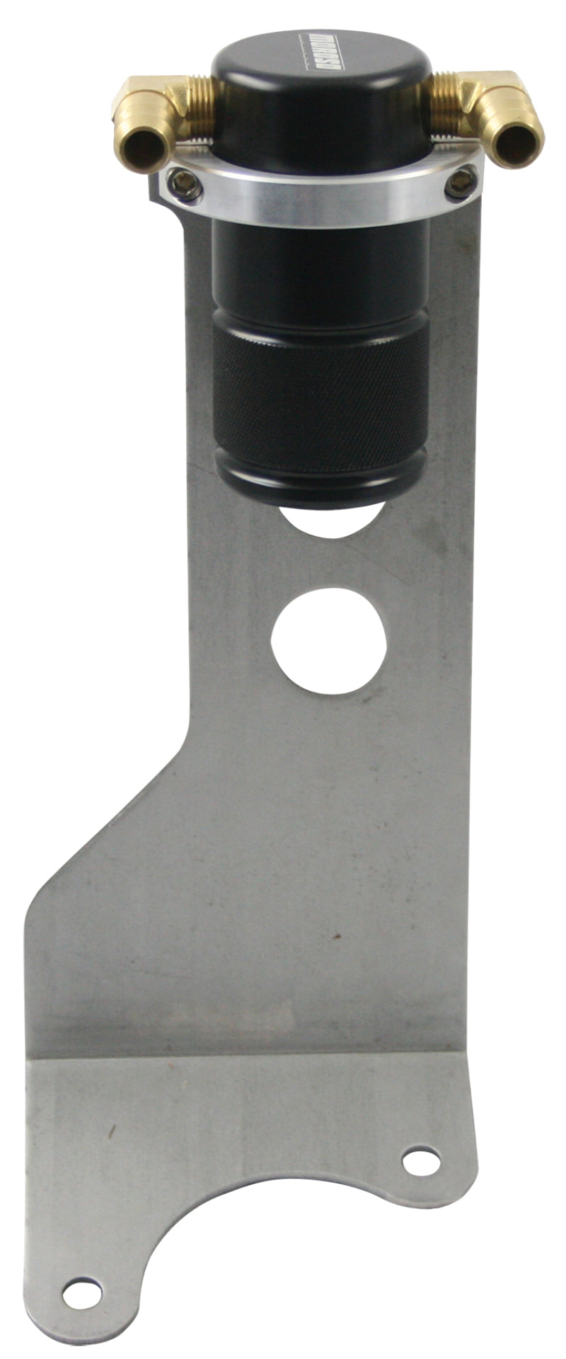 Moroso 10-14 Ford Raptor 6.2L Air/Oil Separator Catch Can - Small Body - Billet Aluminum - Black Oil Catch Cans Moroso