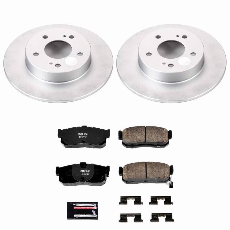 Power Stop 96-01 Infiniti I30 Rear Z23 Coated Brake Kit Brake Kits - Performance D&S PowerStop