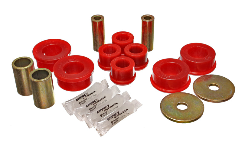 Energy Suspension 02-06 Subaru Impreza/WRX Red Front Control Arm Bushing Set Bushing Kits Energy Suspension
