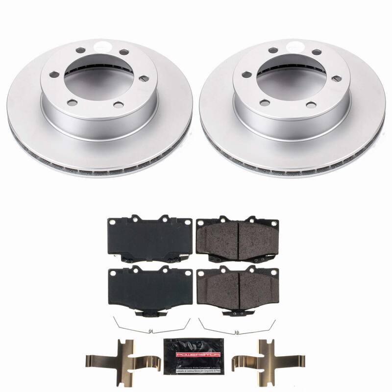 Power Stop 95-02 Toyota 4Runner Front Z23 Coated Brake Kit Brake Kits - Performance D&S PowerStop