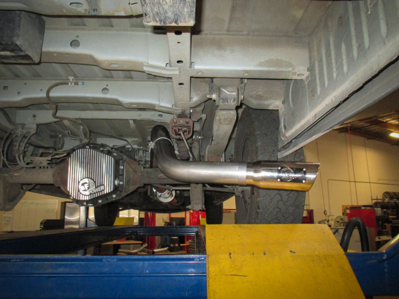 aFe Vulcan Series 3.5in 409 SS Cat-Back Exhaust 13-19 Ford Transit V6 3.5L (TT) w/ Black Tips Catback aFe