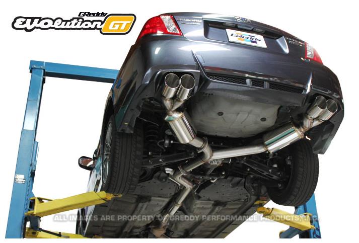 GReddy 11-14 Subaru STI Sedan Evolution GT Exhaust Catback GReddy