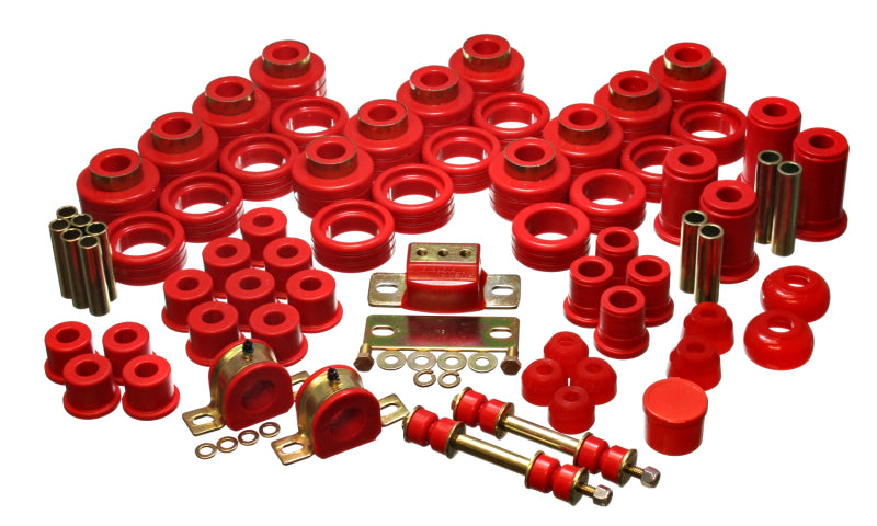 Energy Suspension 92-94 Chevy K5 Blazer / 92-99 Suburban / 92-99 GMC Denali XL/Yukon XL 2WD Red Hype Bushing Kits Energy Suspension