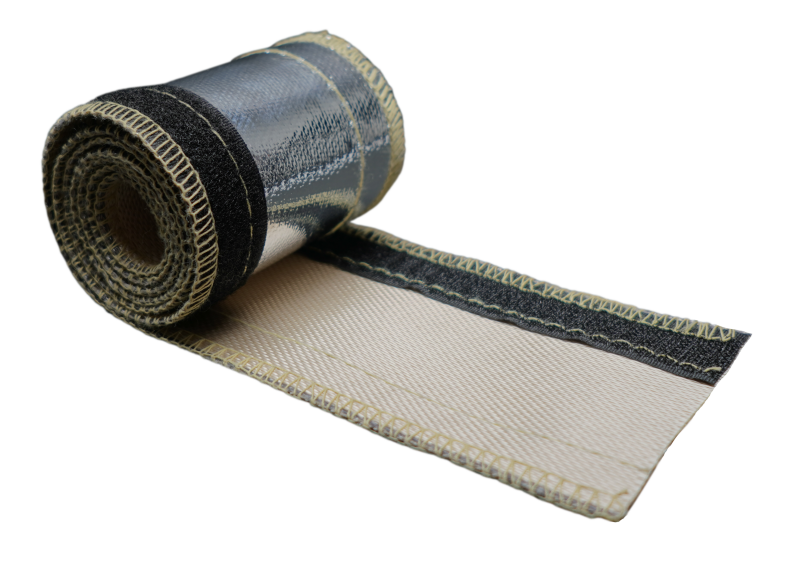 DeatschWerks 3ft Reflective Heat Protection Sleeving for -6 AN Hose Thermal Sleeves DeatschWerks
