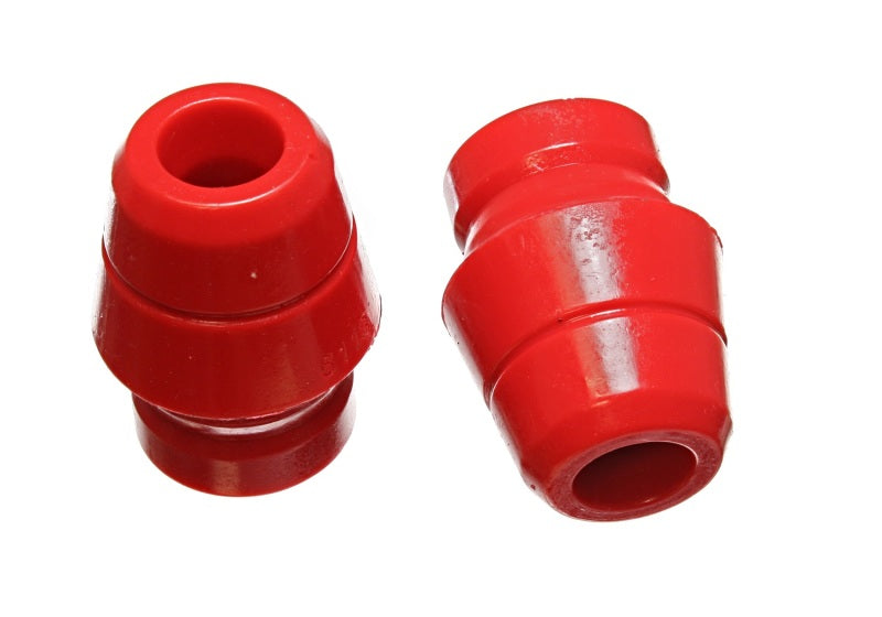 Energy Suspension 97-06 Jeep Wrangler YJ/TJ Red Front Bump Stop Set (Set of 2) Bushing Kits Energy Suspension