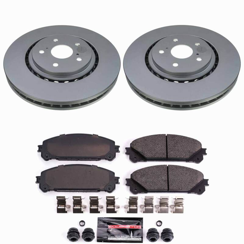 Power Stop 2025 Toyota RAV4 Front Z23 Coated Brake Kit Brake Kits - Performance D&S PowerStop