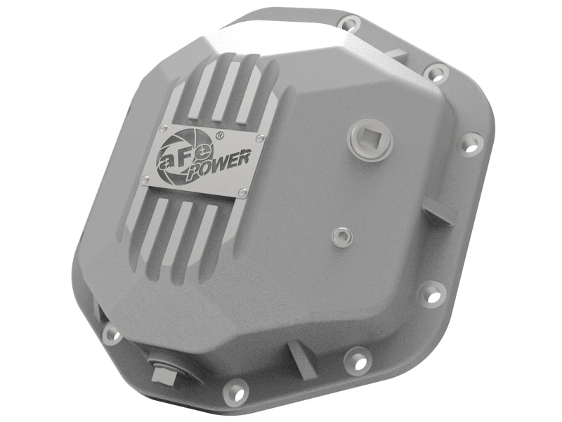 aFe 97-18 Jeep Wrangler TJ/JK Dana 44 Street Series Differential Cover w/ Machined Fins - Raw Diff Covers aFe