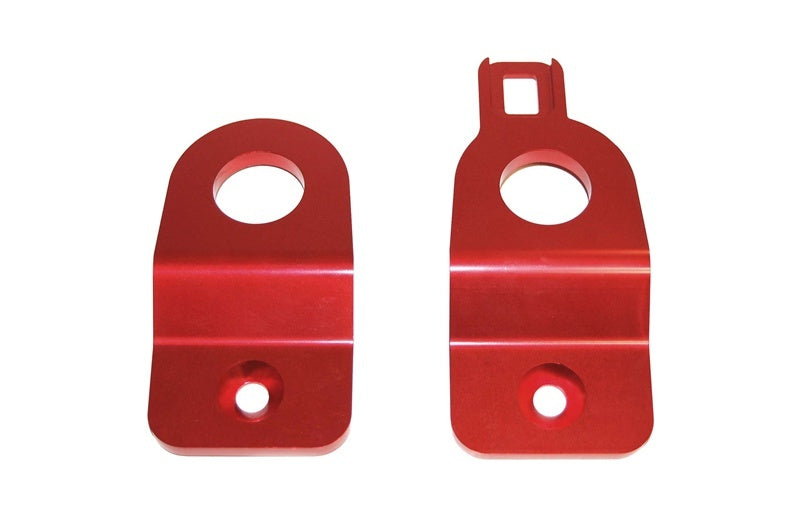 Torque Solution Red Radiator Stay Bracket: 02-07 Subaru Impreza (Inc WRX / STI) Radiator Stays Torque Solution
