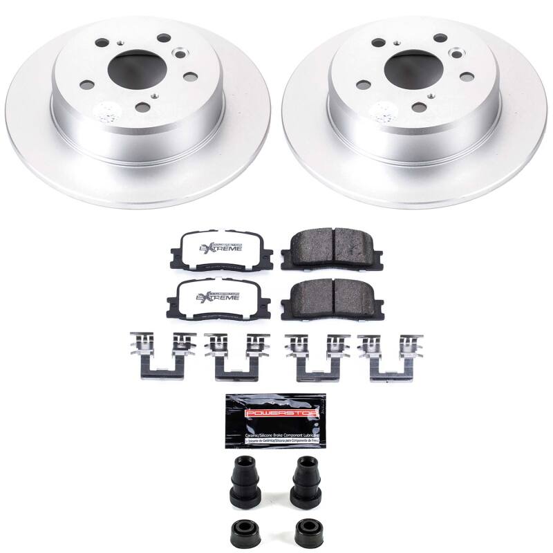 Power Stop 01-03 Toyota Highlander Rear Z36 Coated Truck & Tow Brake Kit Brake Kits - Performance Blank PowerStop