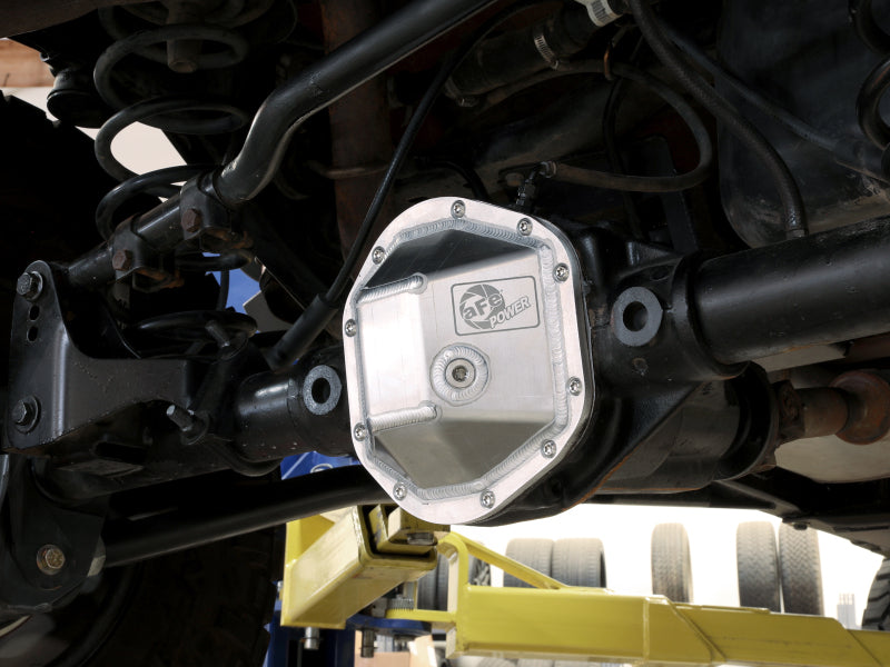 aFe 97-18 Jeep Wrangler TJ/JK Dana 44 Street Series Differential Cover w/ Machined Fins - Aluminum Diff Covers aFe