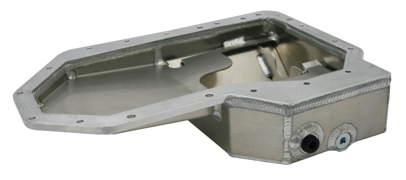 Moroso Mitsubishi Evo 10 (w/Factory AC) Road Race Baffled Extra Capacity Aluminum Oil Pan Oil Pans Moroso