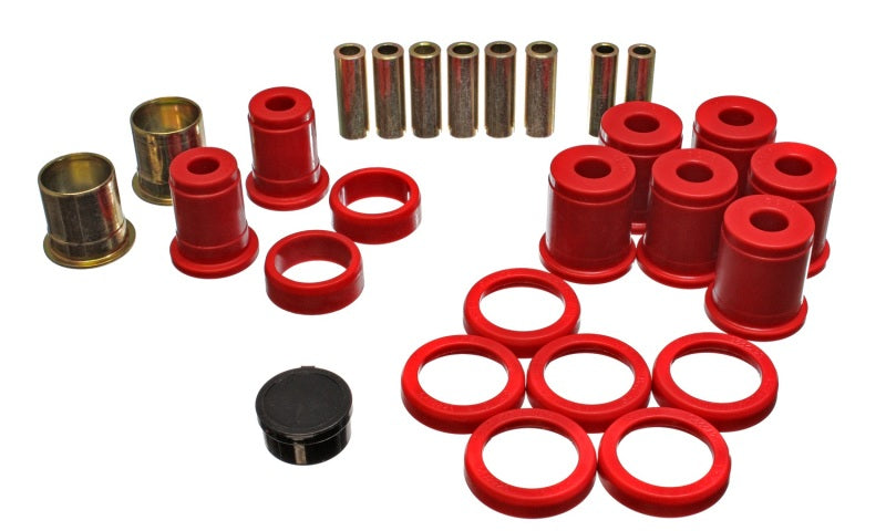 Energy Suspension 80-96 Buick / 78-96 Chevy / 80-92 Olds Red Rear End Control Arm Bushing Ste Bushing Kits Energy Suspension