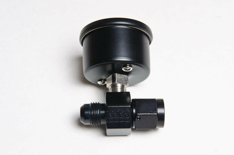 Radium Engineering Fuel Pressure Gauge w/ 6AN Inline Adapter Gauges Radium Engineering