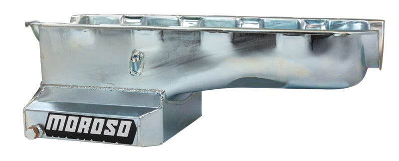 Moroso Chevrolet Big Block Mark IV Kicked Out Wet Sump 6qt 8in Steel Oil Pan Oil Pans Moroso