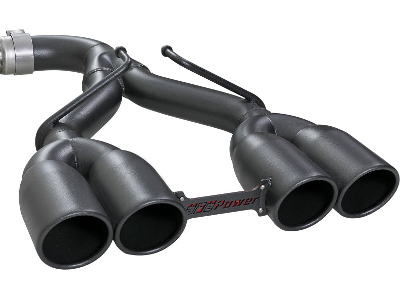 aFe Rebel Series 2.5in 304 SS Cat-Back Exhaust w/ Black Tip 18-20 Jeep Wrangler (JL) Catback aFe