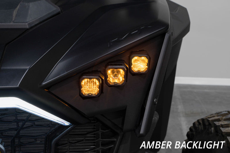Diode Dynamics 20-Present Polaris RZR C1 Headlamp Kit Sport - White ABL (Pair) Headlights Diode Dynamics