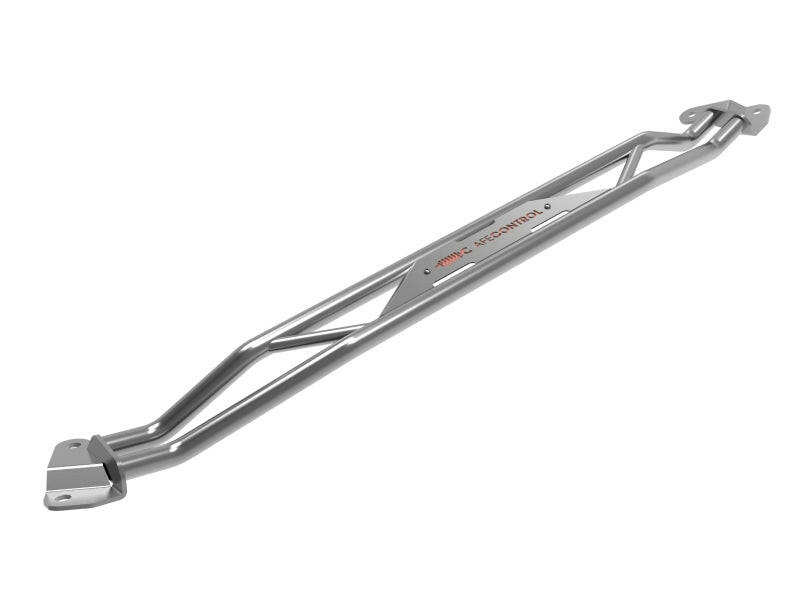 aFe CONTROL 20-22 Ford Explorer L4 2.3L (t) Tubular Steel Front Suspension Strut Brace Gunmetal Gray Strut Bars aFe