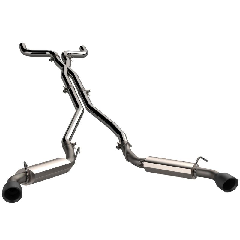 QTP 2010-2013 Chevrolet Camaro SS 6.2L QTP AR3 Cat Back Black Tips Catback QTP