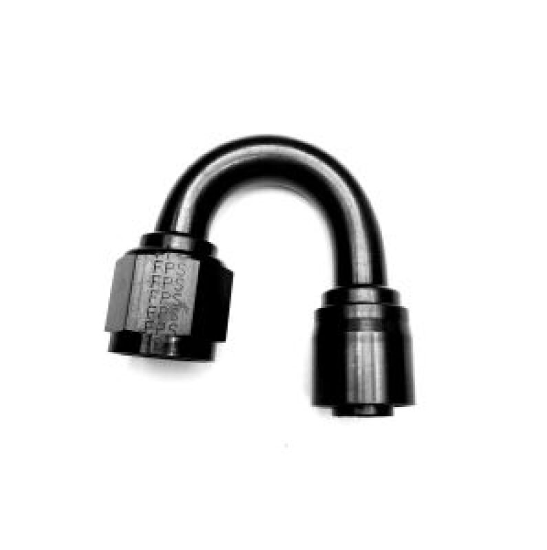 Fragola -10AN 180 Degree Fixed/Single Swivel Sport Crimp Pro Hose End Fittings Fragola