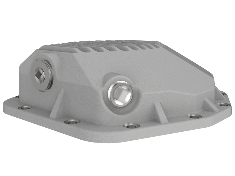aFe Street Series Rear Differential Cover Raw w/Machined Fins 20+ Jeep Gladiator JT (Dana M220) Diff Covers aFe