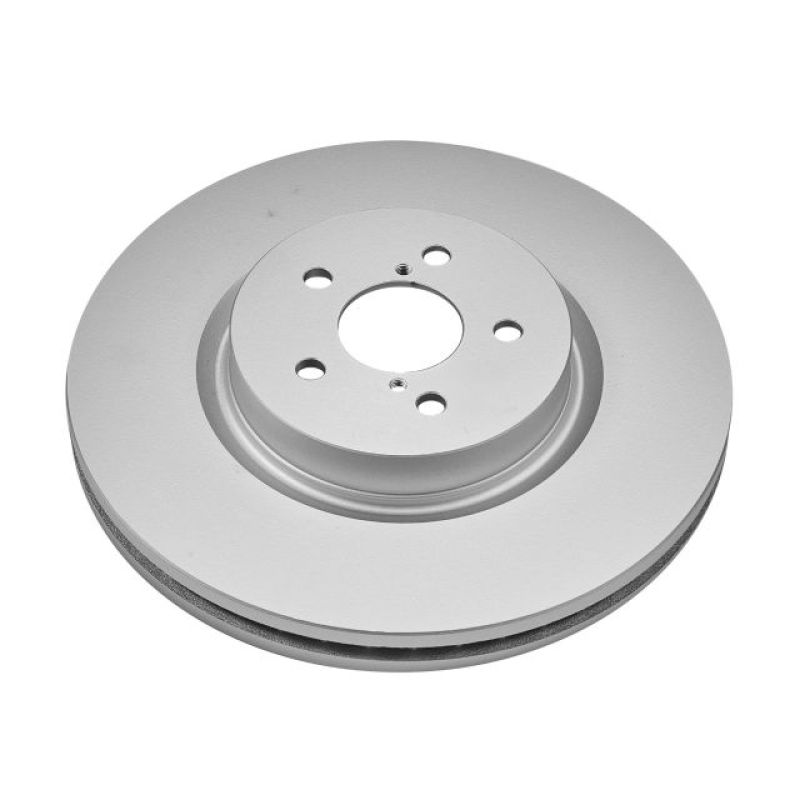 Power Stop 14-18 Subaru Forester Front Evolution Geomet Coated Rotor Brake Rotors - OE - Cryo PowerStop