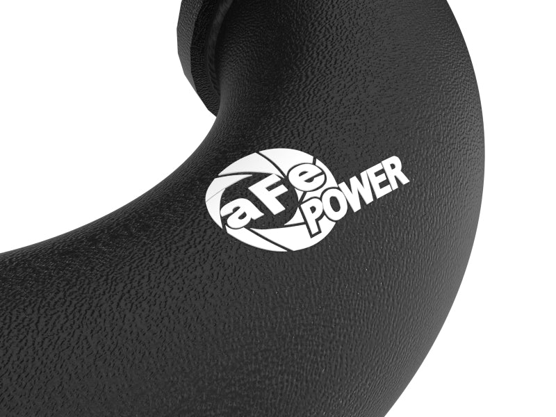 aFe 17-22 BMW 540i (G30/G31/G38) B58 L6 3.0L (t) BladeRunner 3in Aluminum Hot Charge Pipe - Black Intercoolers aFe
