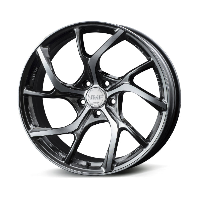 Versus VMF C-01 19x8.5 +45 5x108 Diamond Cut / Shining Black Metal Wheels - Forged Versus