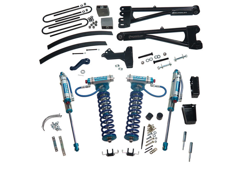 Superlift 05-07 Ford F-250/F-350 SD 4WD 8in Lift Kit w/Repl Radius Arms & King Coilovers Rear Shocks Lift Kits Superlift