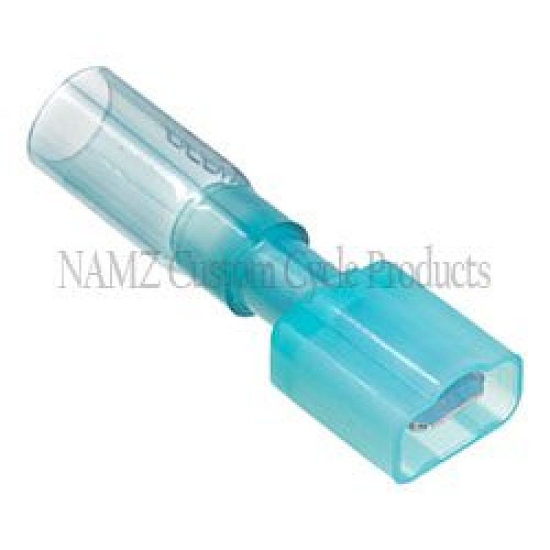 NAMZ Heat Sealable .25in. Male Quick Disconnect Terminals 16-14g (25 Pack) Wiring Connectors NAMZ