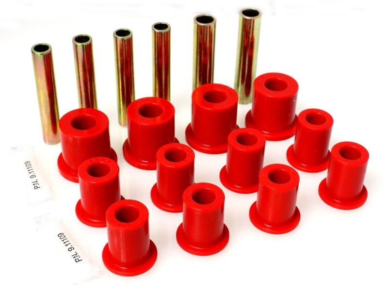 Energy Suspension Gm 4 X Frt Sprg Bush - Red Bushing Kits Energy Suspension