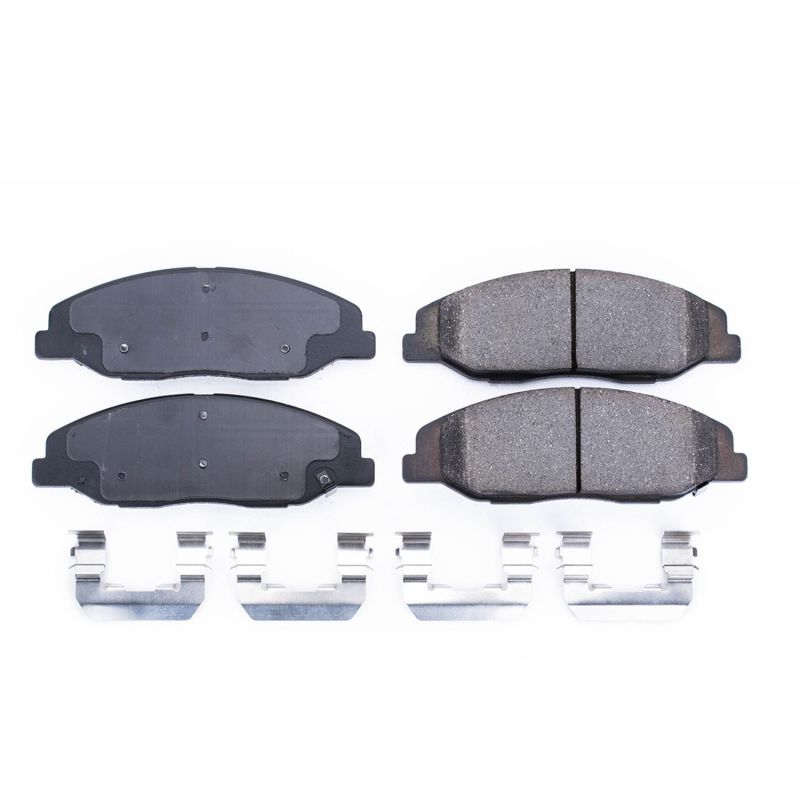 Power Stop 08-14 Cadillac CTS Front Z17 Evolution Ceramic Brake Pads w/Hardware Brake Pads - OE PowerStop