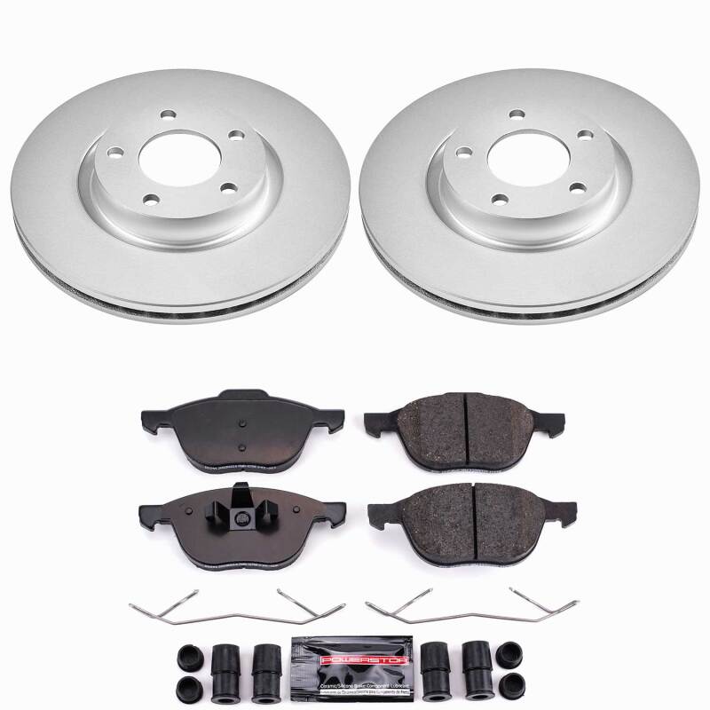Power Stop 04-13 Mazda 3 Front Z23 Coated Brake Kit Brake Kits - Performance D&S PowerStop