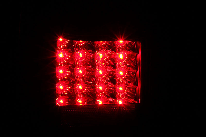 ANZO 2001-2002 Toyota 4 Runner LED Taillights Black Tail Lights ANZO