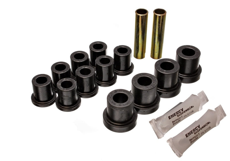 Energy Suspension 54-62 Chevy Corvette Black Rear Leaf Spring Bushing Set Bushing Kits Energy Suspension