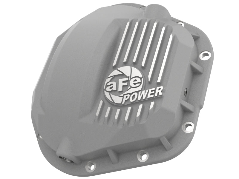 aFe Street Series Dana 60 Front Differential Cover Raw w/ Machined Fins 17-20 Ford Trucks (Dana 60) Diff Covers aFe