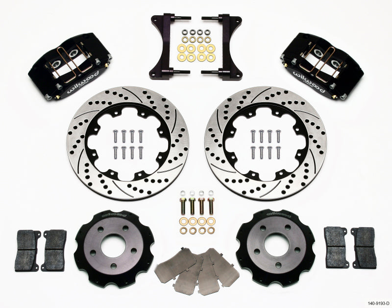 Wilwood Dynapro Radial Front Kit 12.00in Drilled Subaru Impreza WRX (*Line Kit Needed*) Big Brake Kits Wilwood