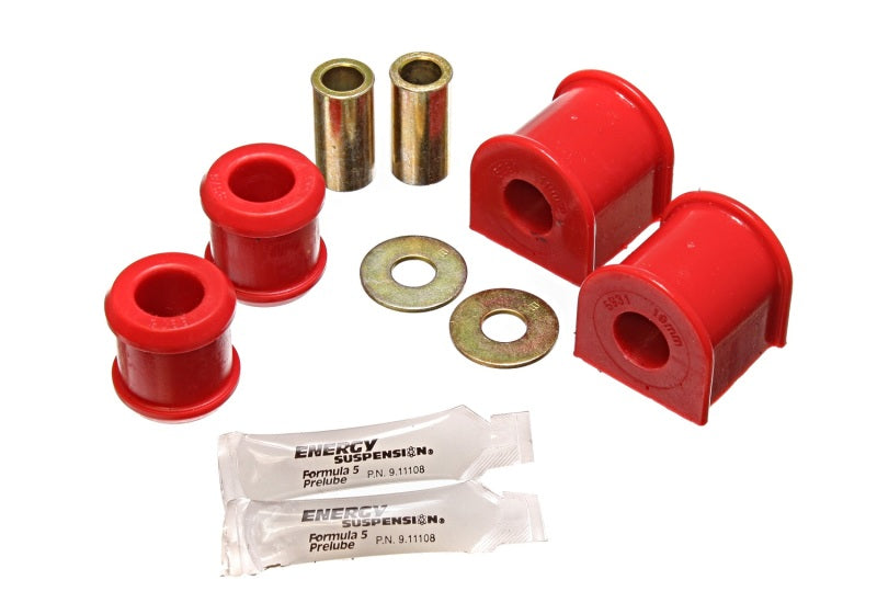 Energy Suspension Rear Sway Bar Bushing Set 19Mm - Red Bushing Kits Energy Suspension