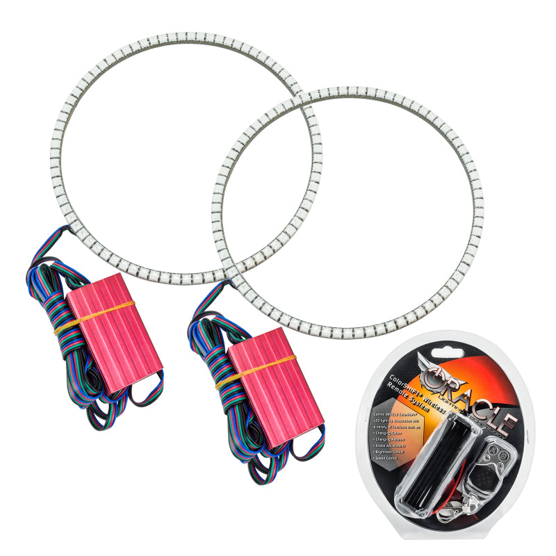 Oracle Jeep Wrangler JL/Gladiator JT LED Surface Mount Headlight Halo Kit - ColorSHIFT Fog Lights ORACLE Lighting