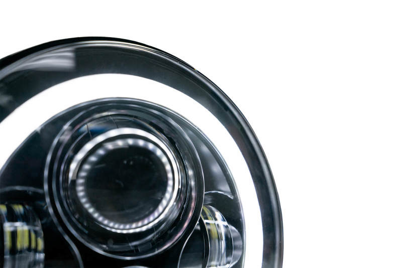 DV8 Offroad 07-18 Jeep Wrangler JK LED Projector Headlights w/ Angel Eyes Headlights DV8 Offroad