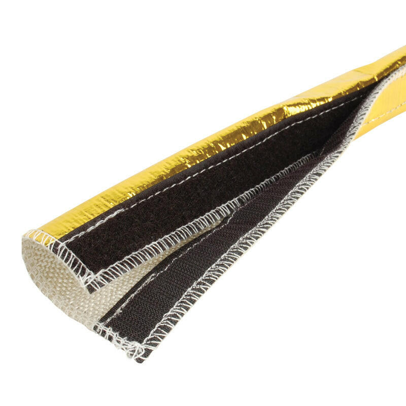 DEI Heat Shroud 1/2in to 1-1/4in I.D. x 3ft - Gold Thermal Wrap DEI