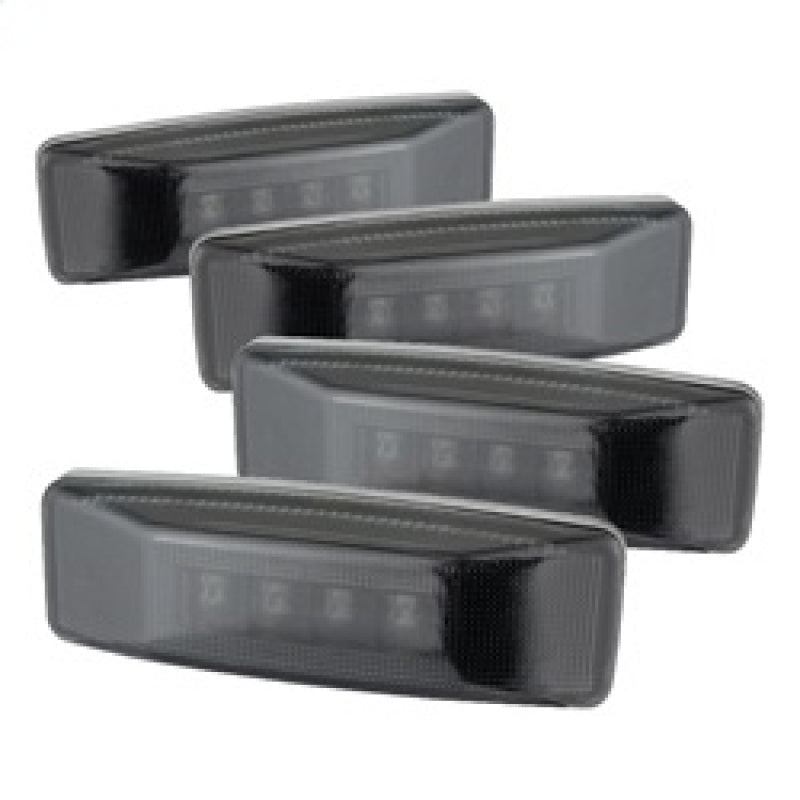 xTune Dodge Ram 94-02 Dually 2 Red LED+2 Amber LED Fender Lights 4pcs Smoke ACC-LED-DR94-FE-SM Sidemarkers & Indicators SPYDER