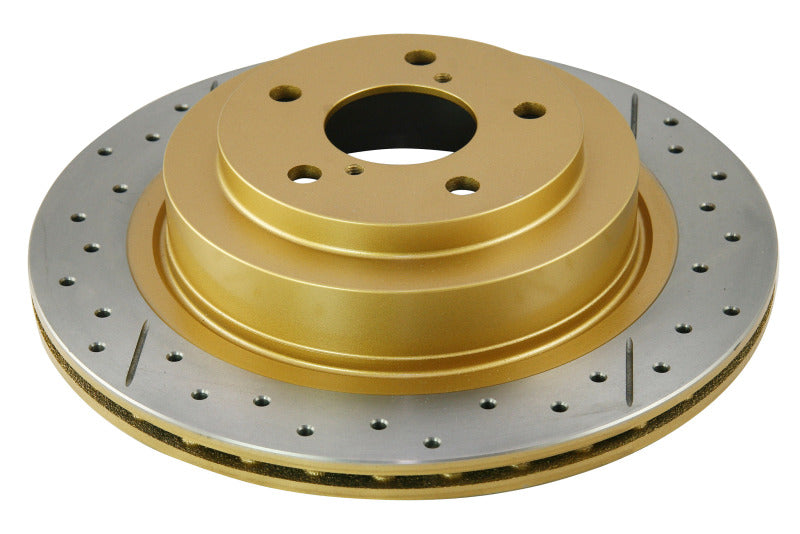 DBA 06-07 WRX / 05-08 LGT Rear Drilled & Slotted Street Series Rotor Brake Rotors - Slot & Drilled DBA