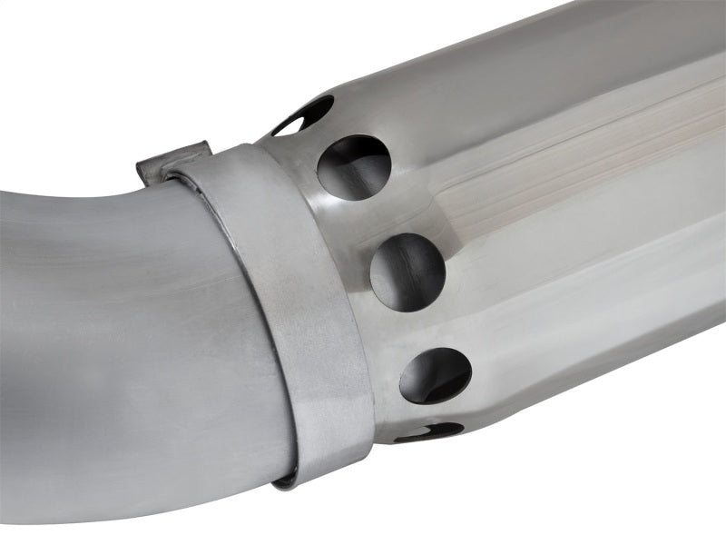 aFe LARGE Bore HD Exhausts 5in DPF-Back SS-409 2016 Nissan Titan XD V8-5.0L CC/SB (td) DPF Back aFe
