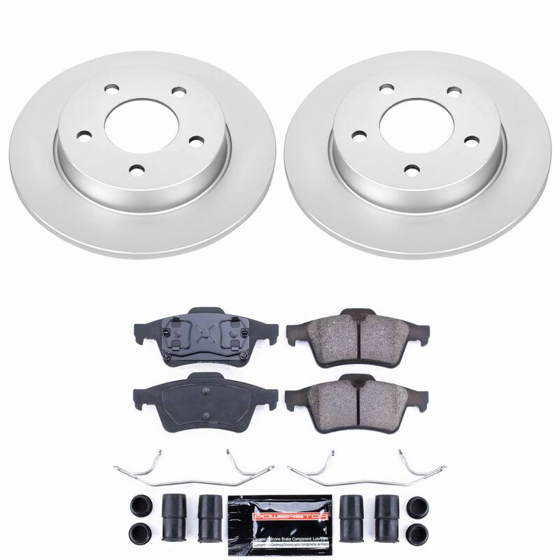 Power Stop 04-05 Mazda 3 Rear Z23 Coated Brake Kit Brake Kits - Performance D&S PowerStop